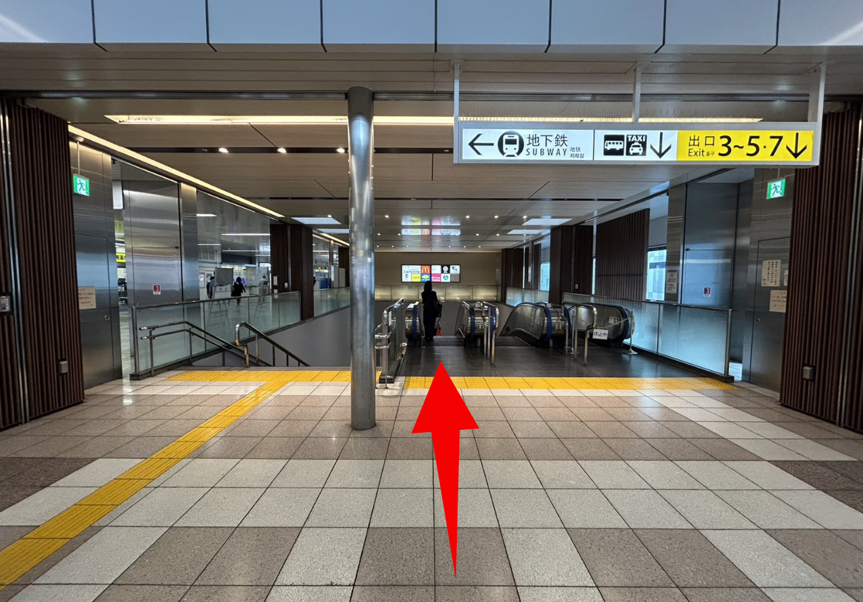 センター南4番出口からの行き方2