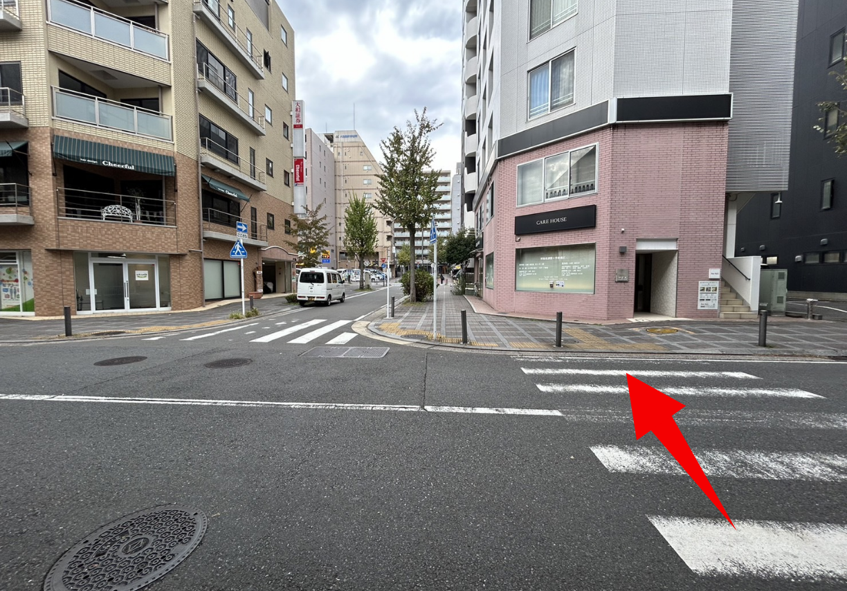 センター南4番出口からの行き方4